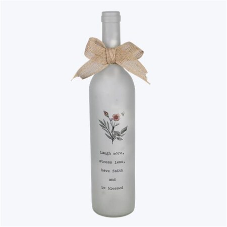 Custom Glass Bottle LED Light - Personalized Anniversary Wedding Gifts For Husband And Wife, Him And Her - You Complete My Light main image 1